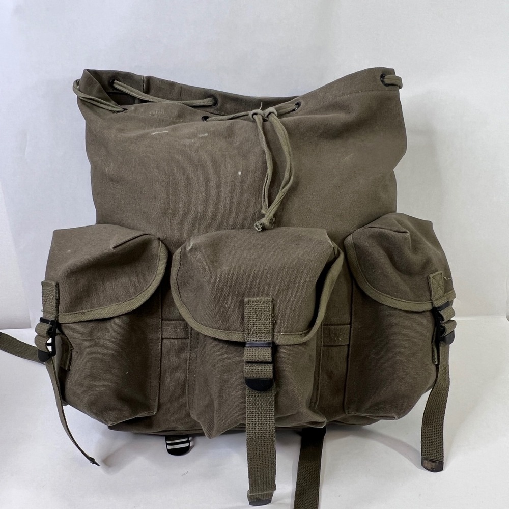 Rothco Olive Drab Mini US Army Style ALICE Pack Canvas Backpack Rucksack - Picture 11 of 15